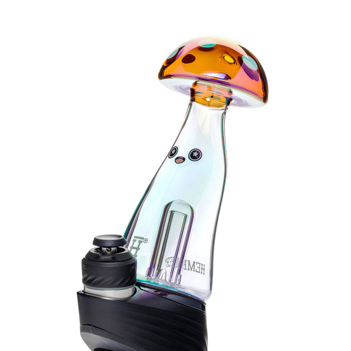 Iridescent Shroom Peak Glass Top