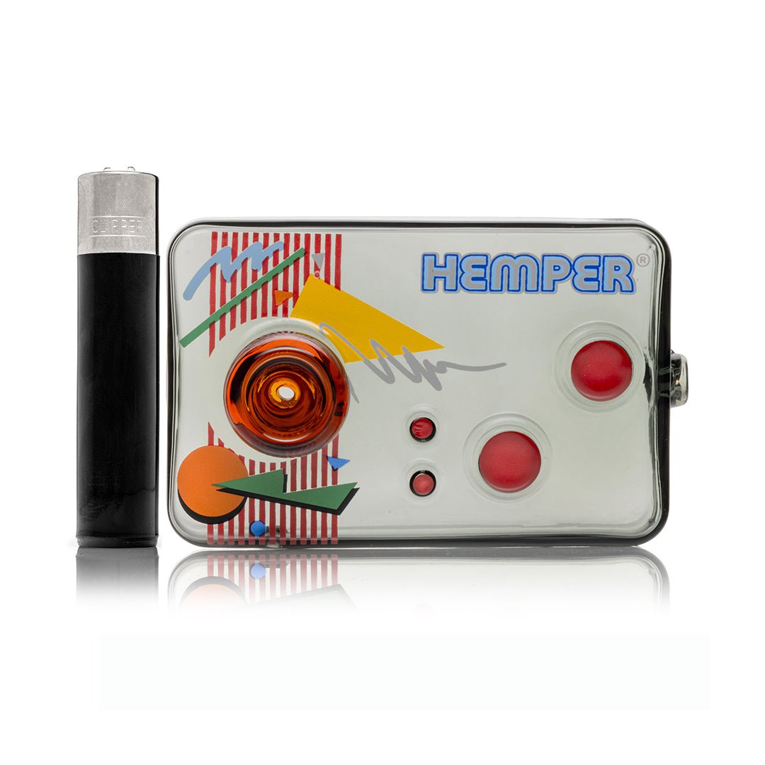 Retro Gaming Controller Glass Hand Pipe