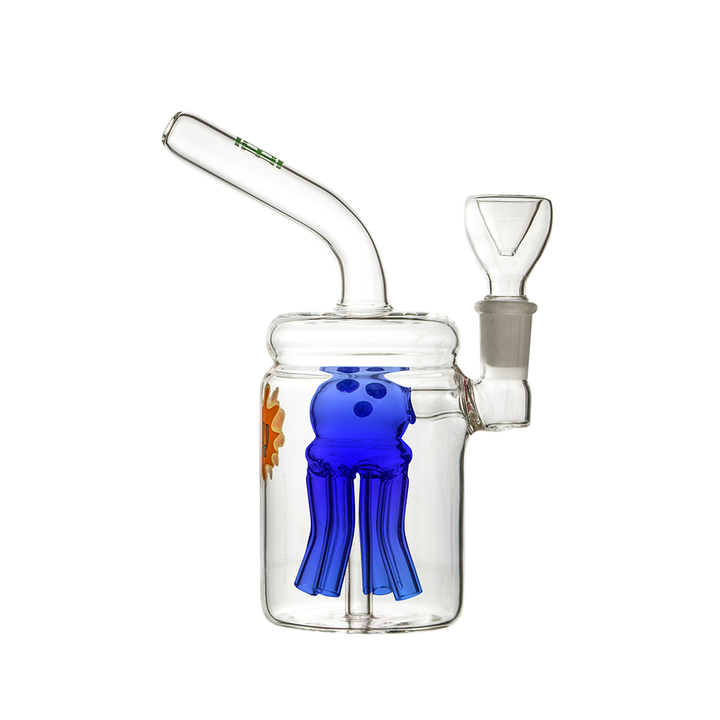 Compact Jellyfish Perc Jar Water Pipe
