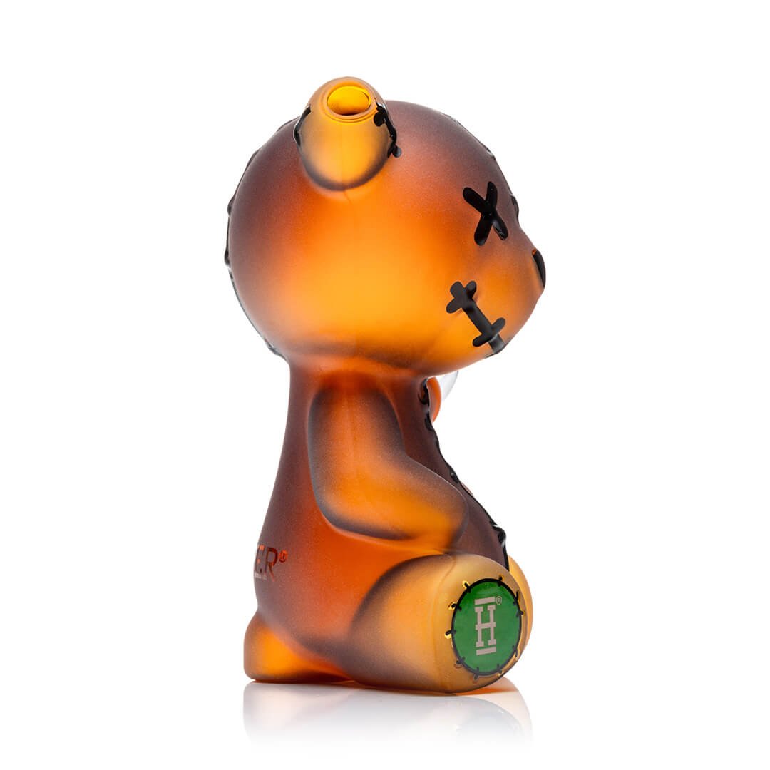 Frosted Teddy Bear Mini Water Pipe