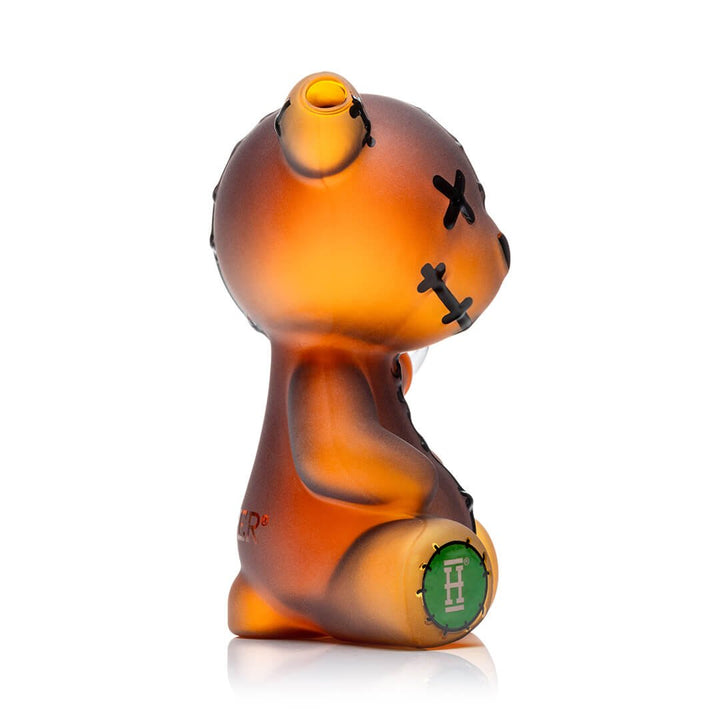 Frosted Teddy Bear Mini Water Pipe