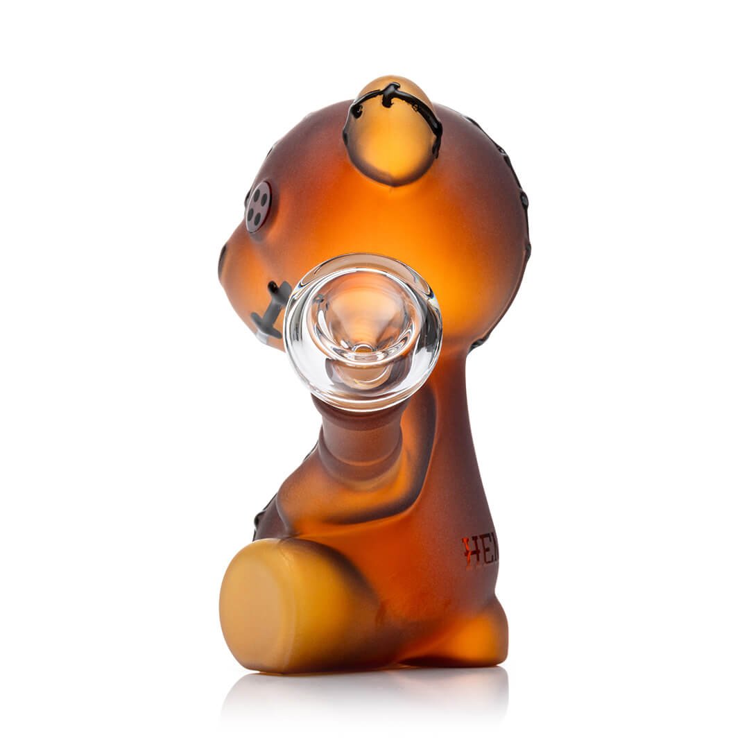 Frosted Teddy Bear Mini Water Pipe