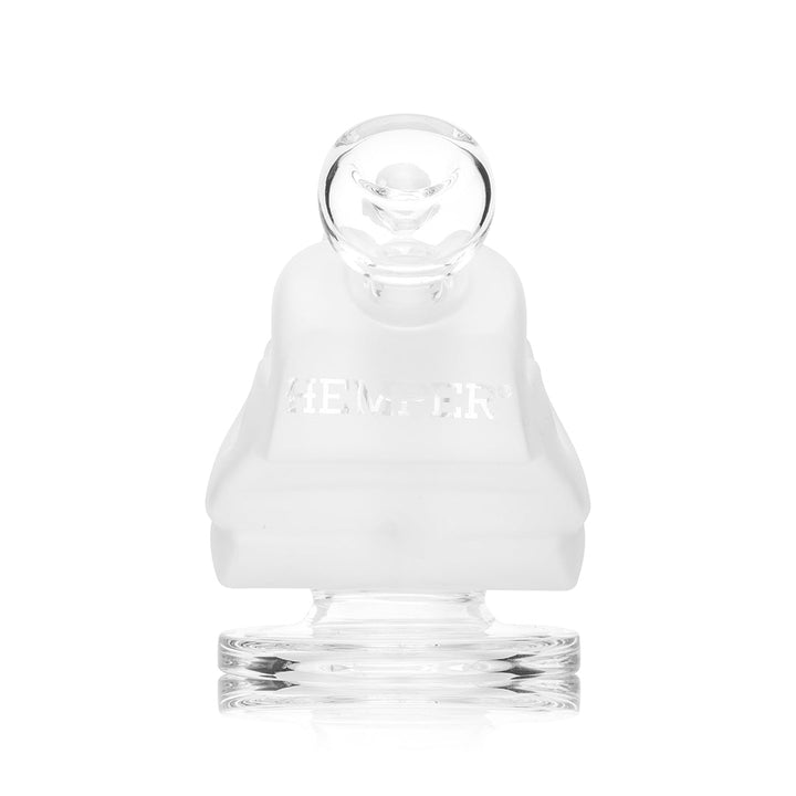 Jurassic Spark Skull Frosted Glass Water Pipe
