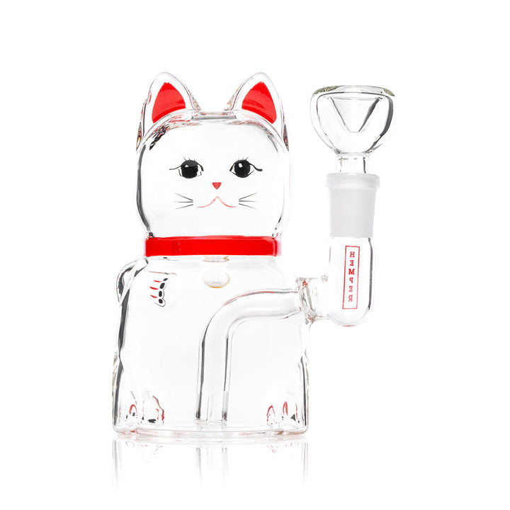Hemper Lucky Cat Glass Water Pipe