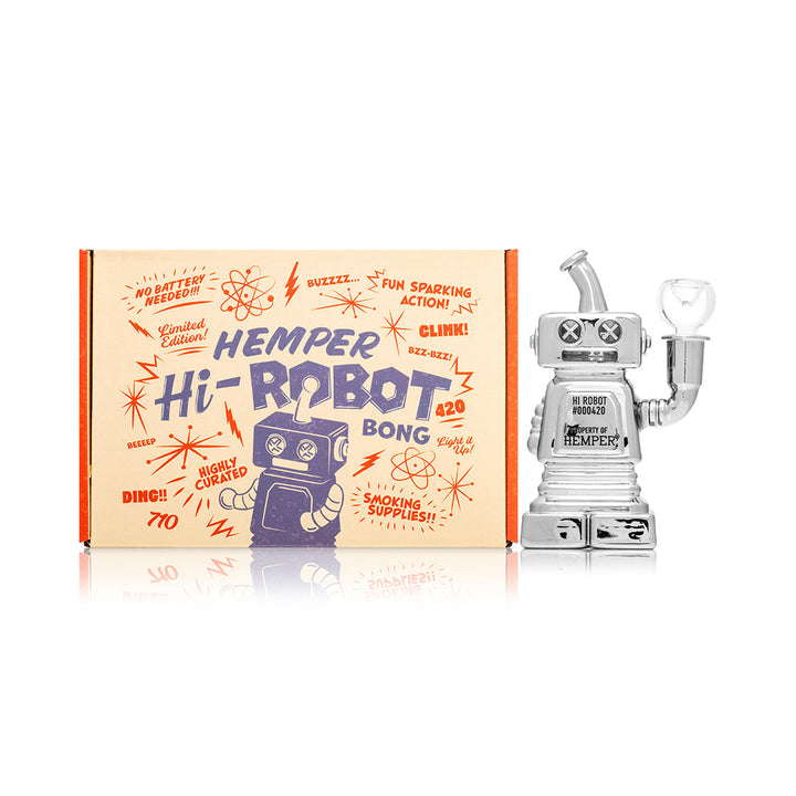 Hi-Robot Glass Water Pipe for Smooth Hits
