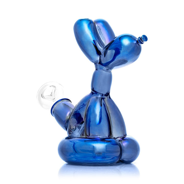 Playful Balloon Dog Glass Water Pipe