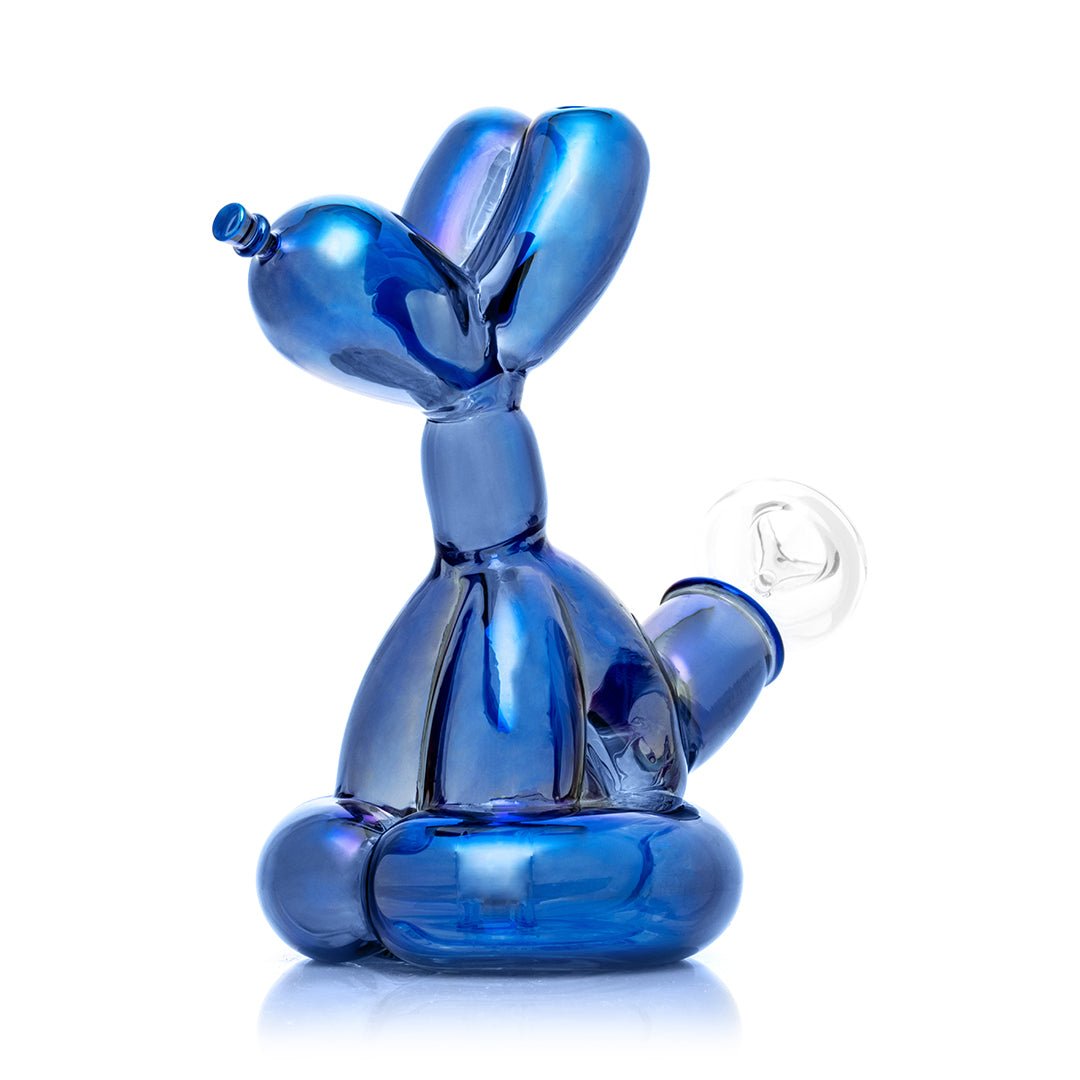 Playful Balloon Dog Glass Water Pipe