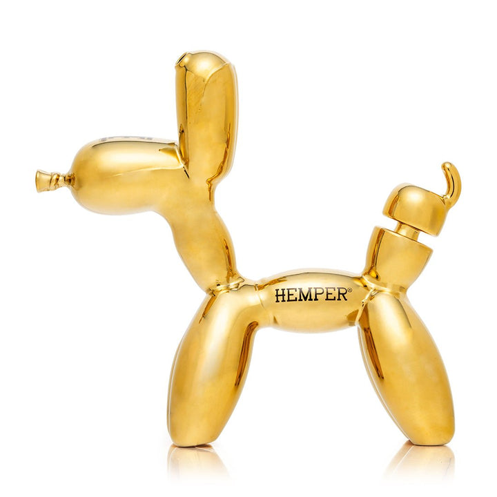 Playful Balloon Dog Glass Water Pipe