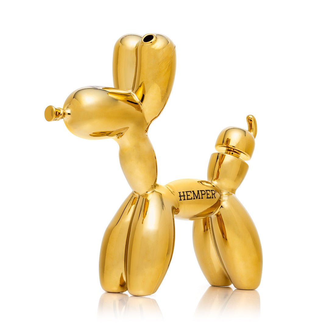 Playful Balloon Dog Glass Water Pipe