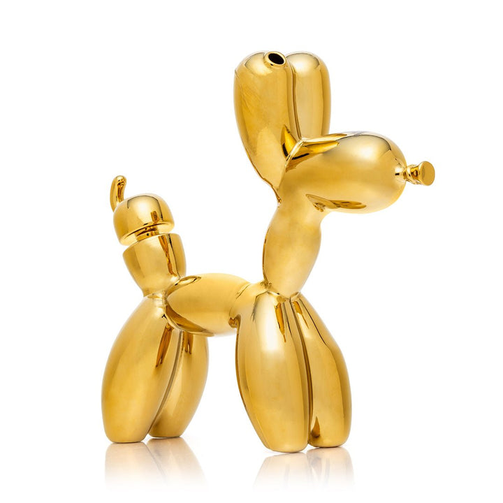Playful Balloon Dog Glass Water Pipe
