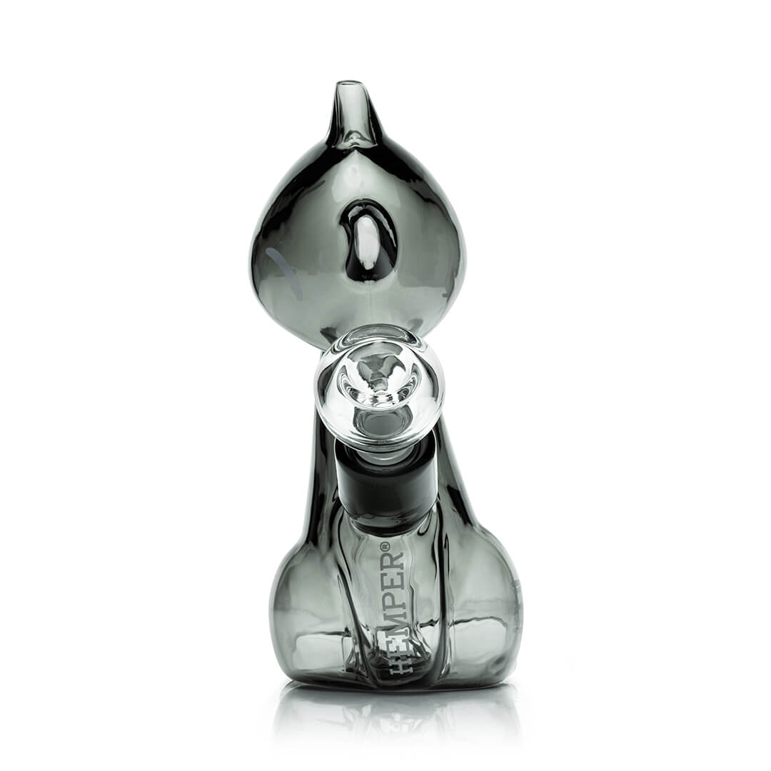 Alley Cat Themed Borosilicate Glass Water Pipe