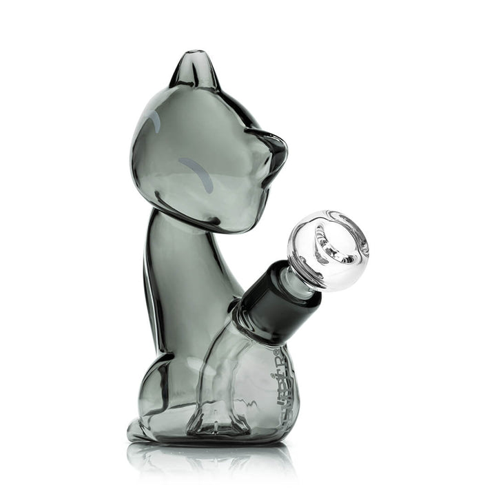Alley Cat Themed Borosilicate Glass Water Pipe