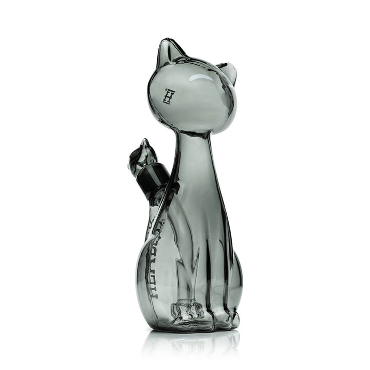 Alley Cat Themed Borosilicate Glass Water Pipe