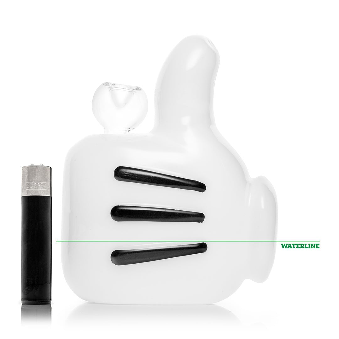 Hemper Cartoon Hand Glass Water Pipe
