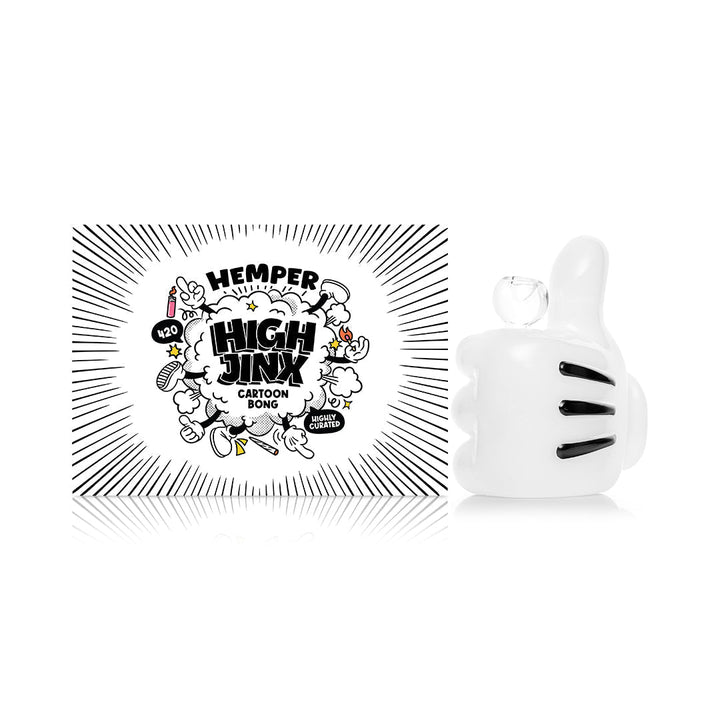 Hemper Cartoon Hand Glass Water Pipe