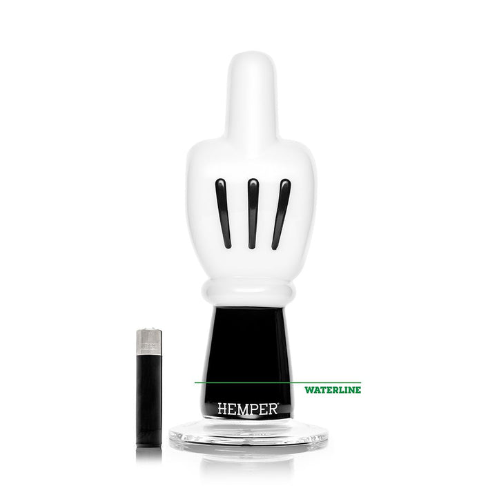 Hemper Cartoon Hand Glass Water Pipe