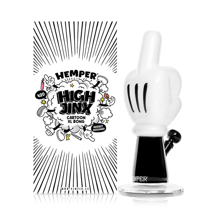 Hemper Cartoon Hand Glass Water Pipe