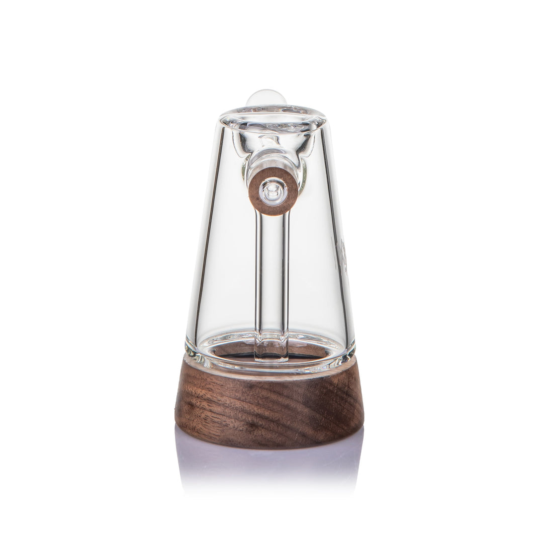 Mesa Dry Herb Bubbler with Wood Accents