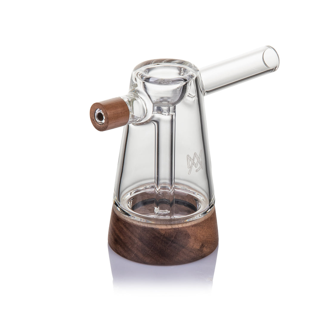 Mesa Dry Herb Bubbler with Wood Accents