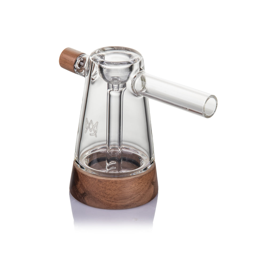 Mesa Dry Herb Bubbler with Wood Accents