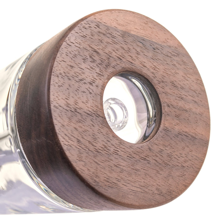 Mesa Dry Herb Bubbler with Wood Accents
