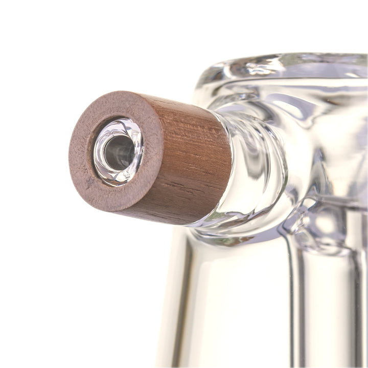 Mesa Dry Herb Bubbler with Wood Accents
