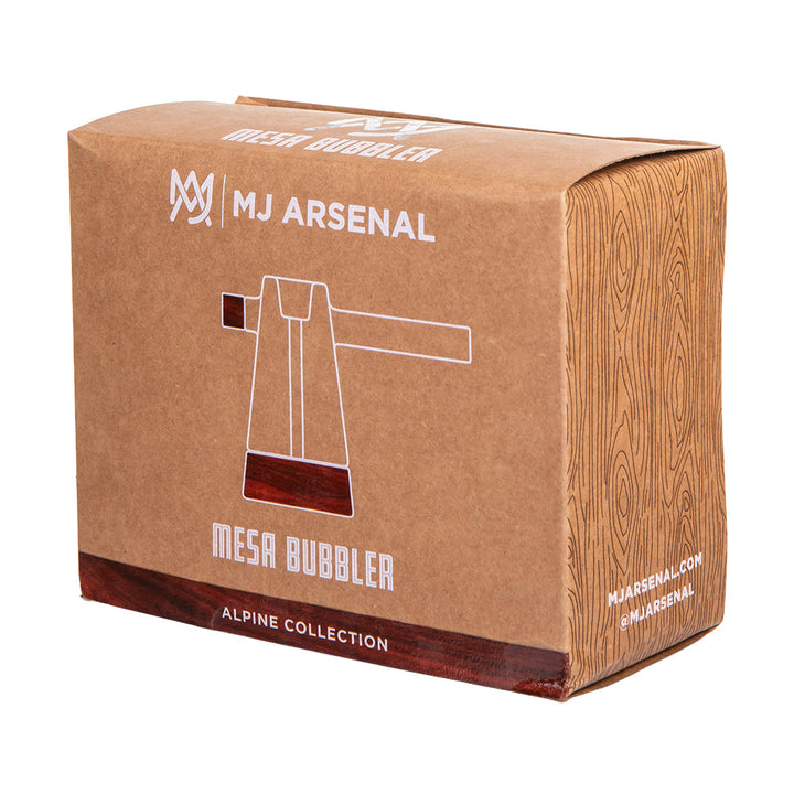 Mesa Dry Herb Bubbler with Wood Accents