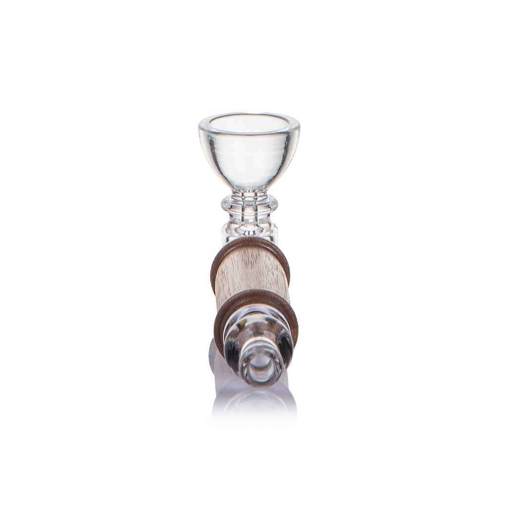 Alpine Creek Glass Hand Pipe with Wood Accents