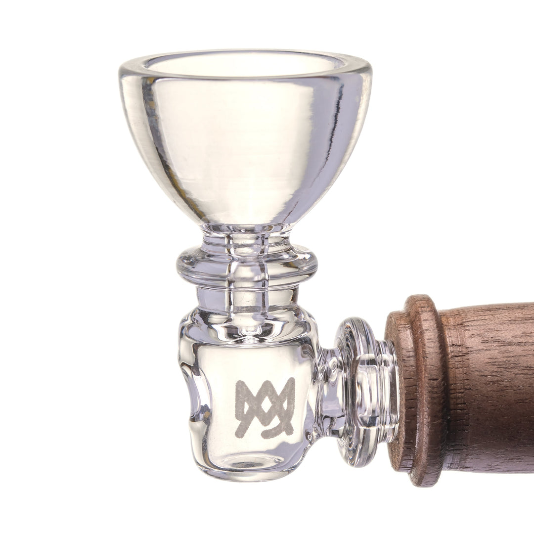Alpine Creek Glass Hand Pipe with Wood Accents