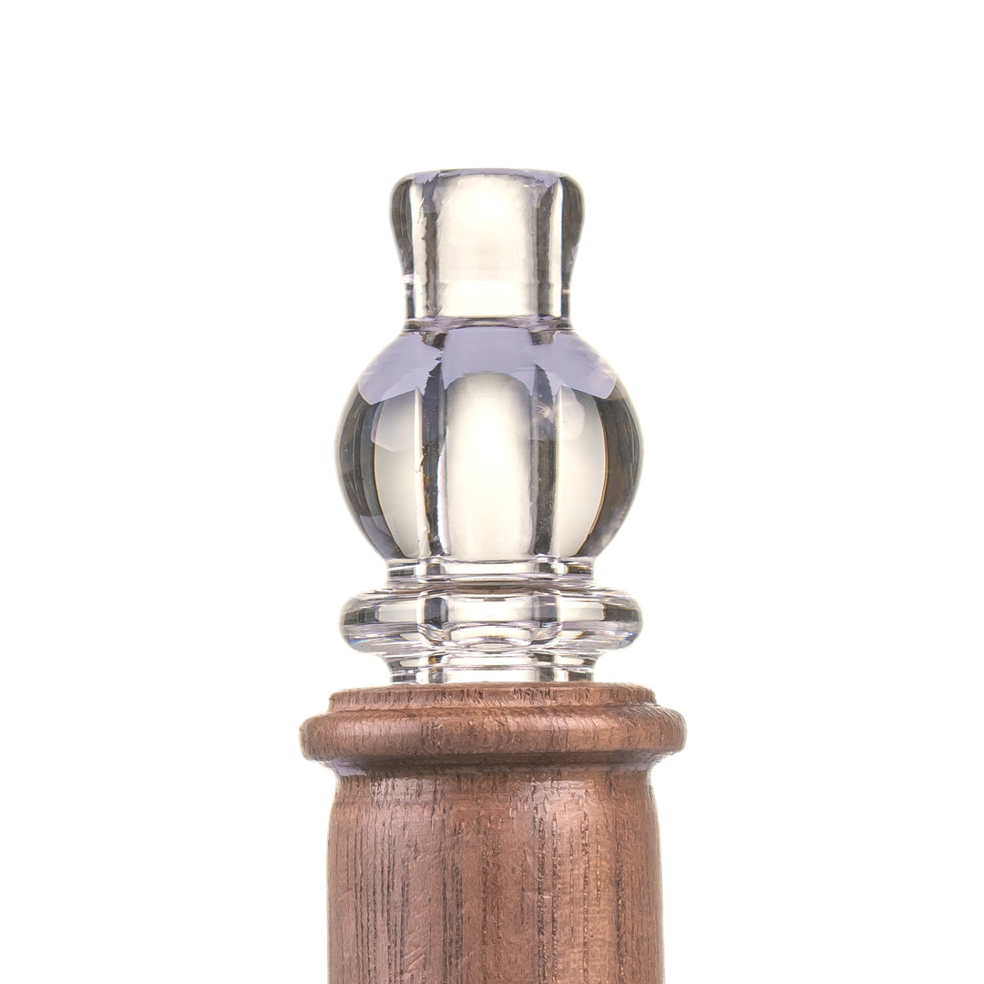 Alpine Creek Glass Hand Pipe with Wood Accents