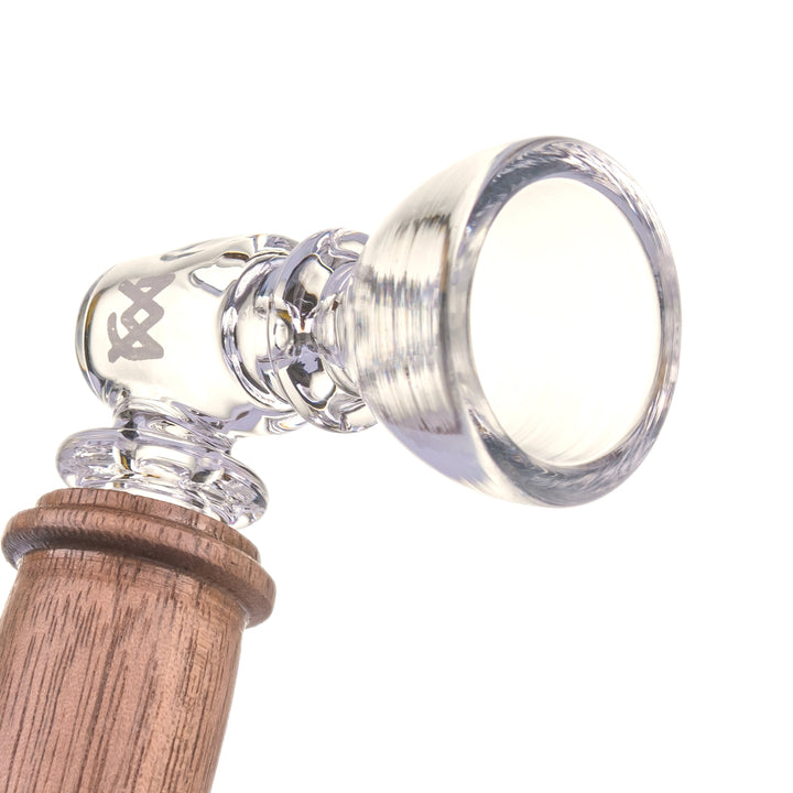 Alpine Creek Glass Hand Pipe with Wood Accents