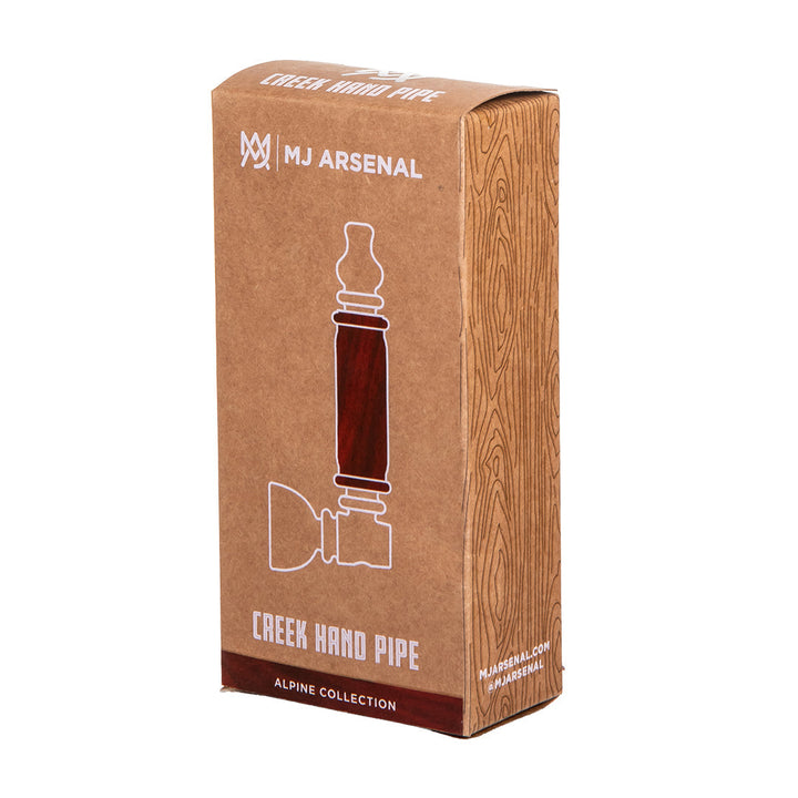 Alpine Creek Glass Hand Pipe with Wood Accents