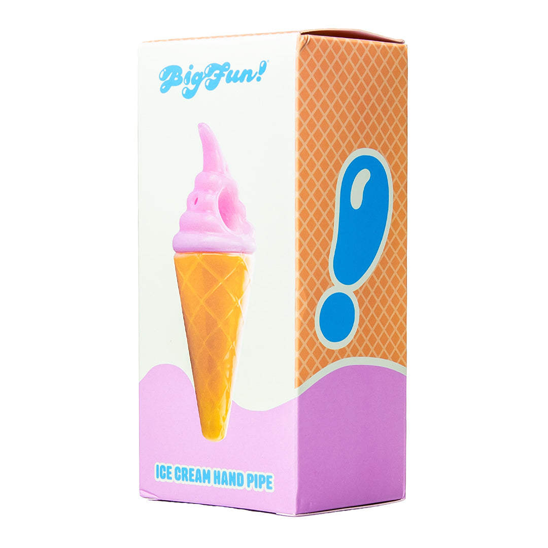 4.5 Inch Ice Cream Cone Glass Pipe