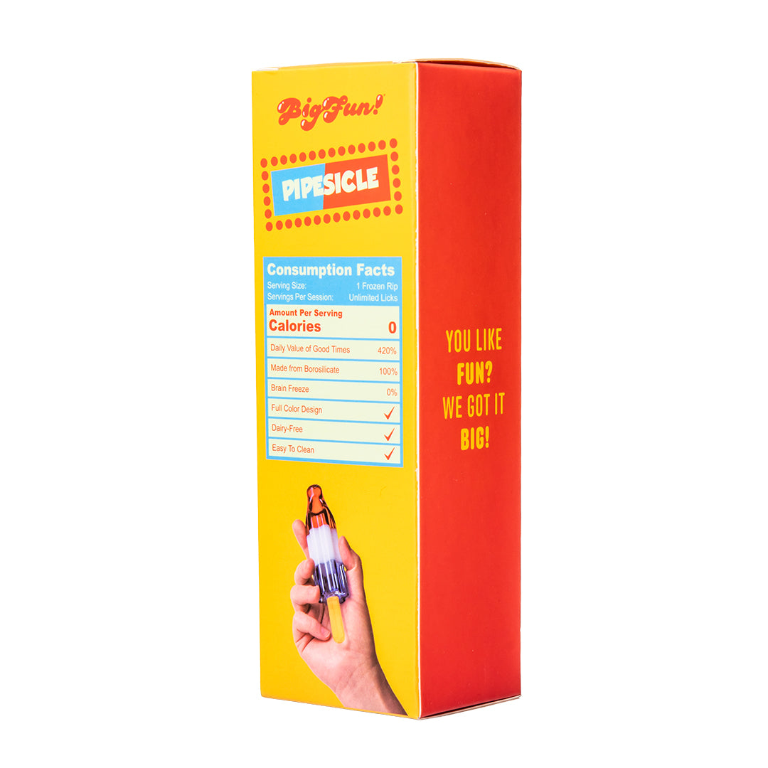 BigFUN! Pipesicle 6-Inch Bomb Pop Glass Hand Pipe