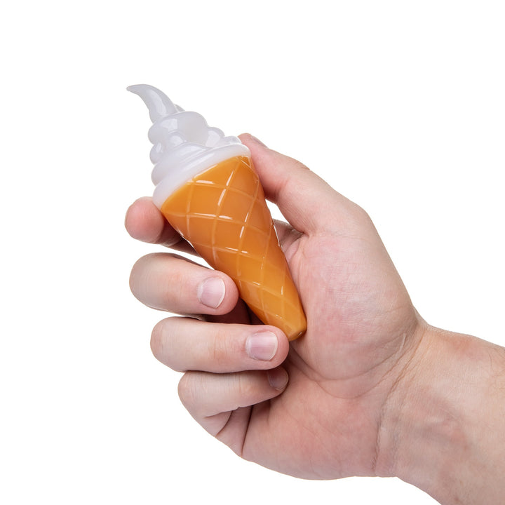 4.5 Inch Ice Cream Cone Glass Pipe