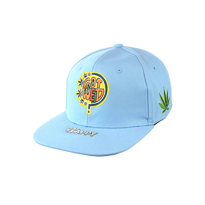 Bold Embroidered Cotton Snapback Cap