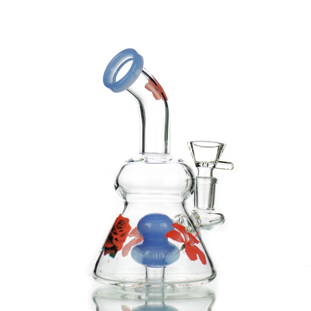 7 Flower Water Pipe With 14mm Male Bowl Mile High Glass Pipes 7-flower-water-pipe-with-14mm-male-bowl-mile-high-glass-pipes