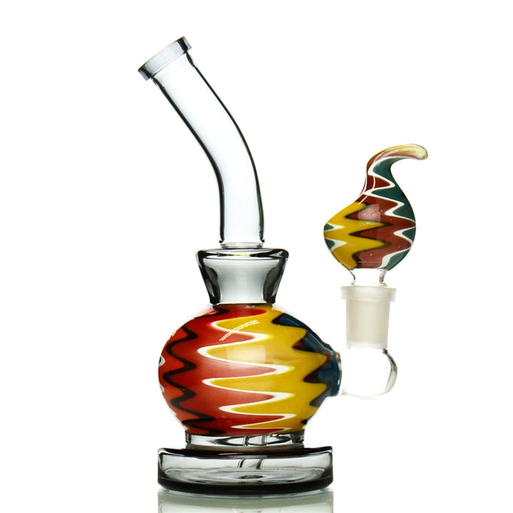 7" Reversal Water Pipe With 14mm Male Bowl Reversal Art