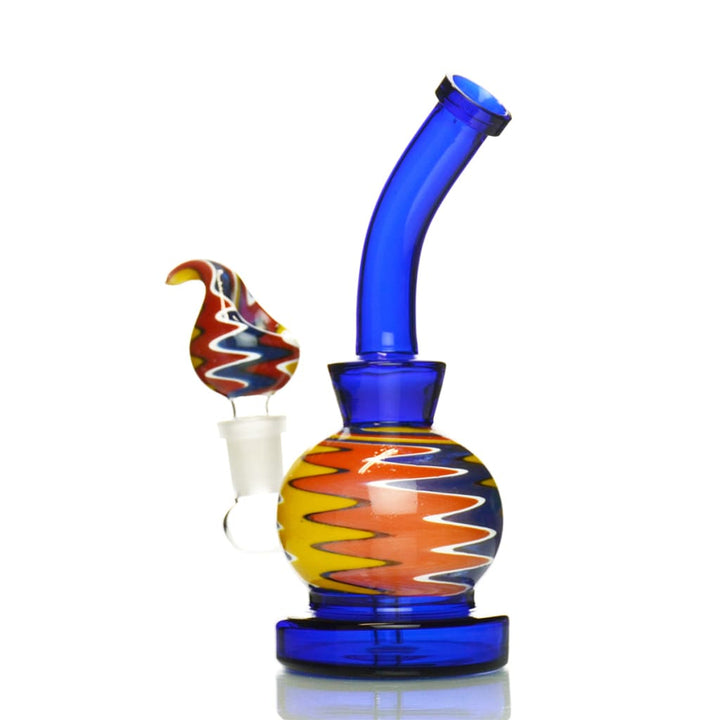7" Reversal Water Pipe With 14mm Male Bowl Reversal Art