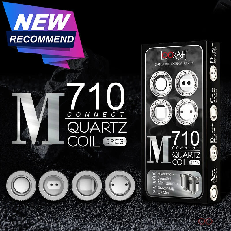 Lookah 710 Quartz Atomizer Coils 5-Pack