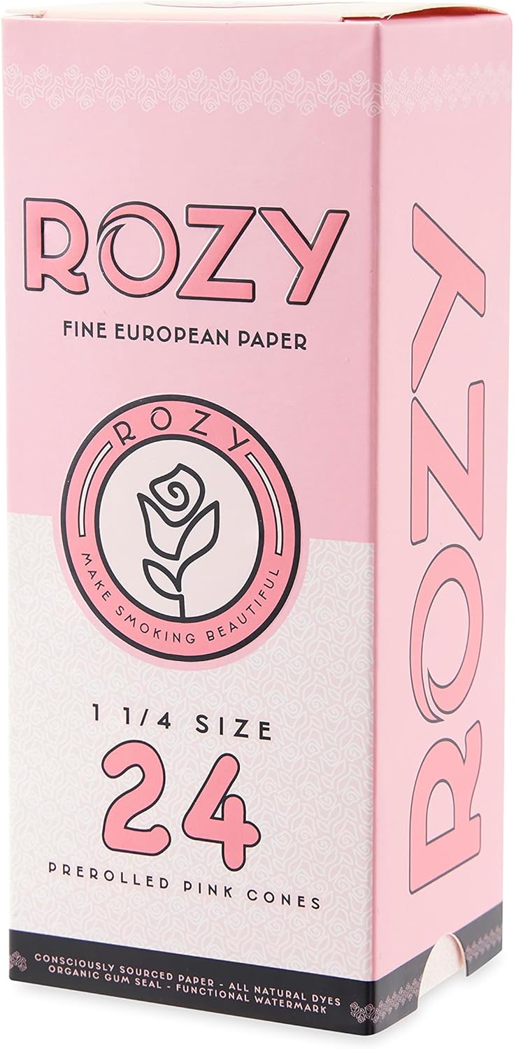 Rozy Pink 1 1/4 Pre-Rolled Cones - 6 Pack