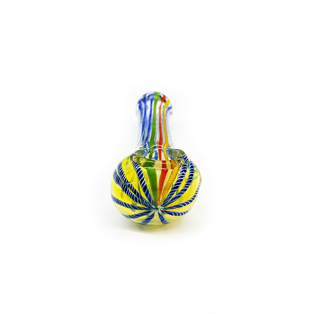 4.5 Inch Rasta Fume Glass Hand Pipe