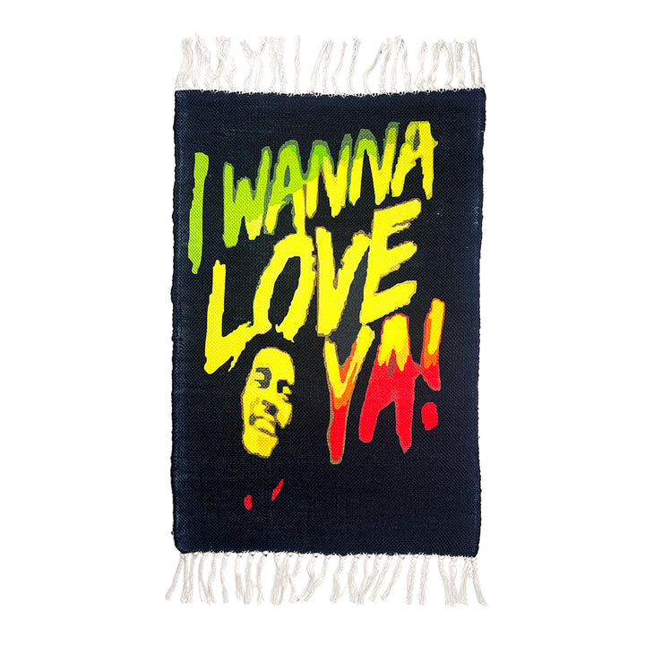 I Wanna Love Ya! Design Doormat - 2ft x 3ft