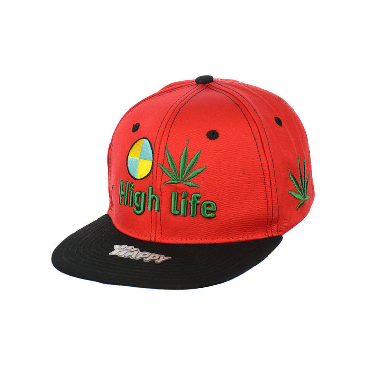 Embroidered High Life Adjustable Snapback