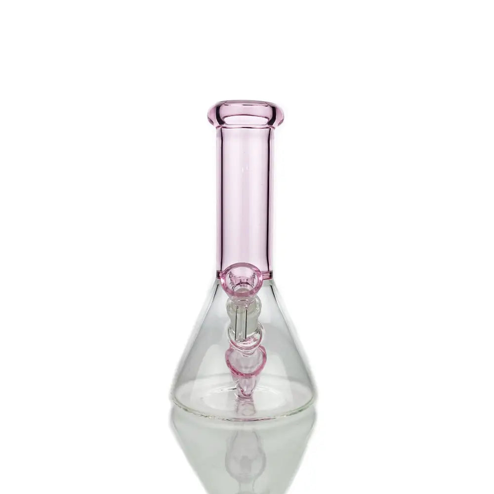 Pink Heart Beaker Shower Water Pipe Bong