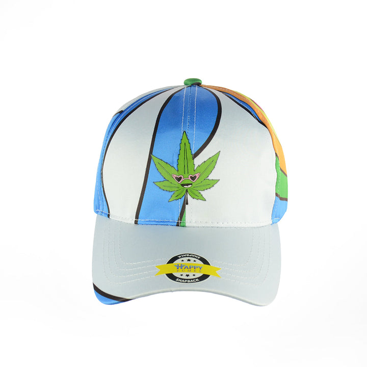 Rainbow Leaf Design Baseball Cap