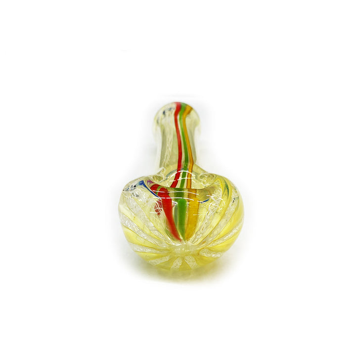 4.5 Inch Rasta Fume Glass Hand Pipe