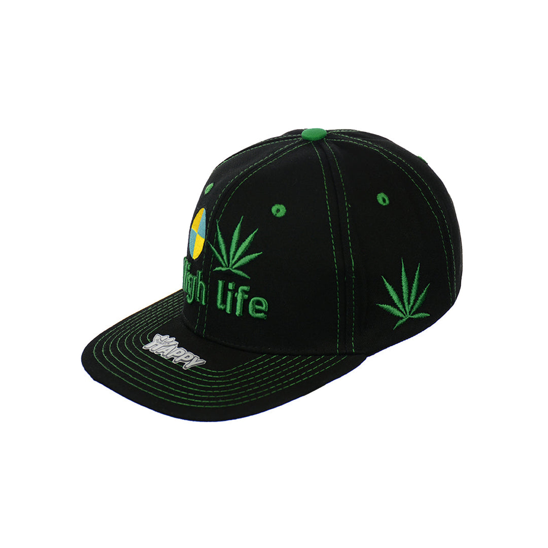 Embroidered High Life Adjustable Snapback