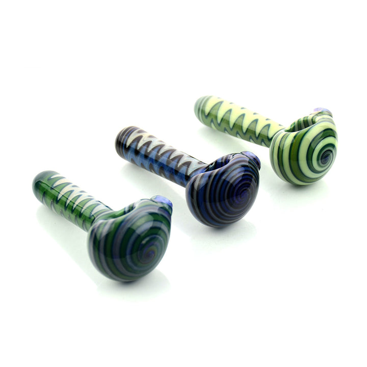 4-Inch Wig Wag Glass Spoon Pipe