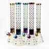 17.5"  Luxury Pattern 7 mm frosted glass beaker water pipes